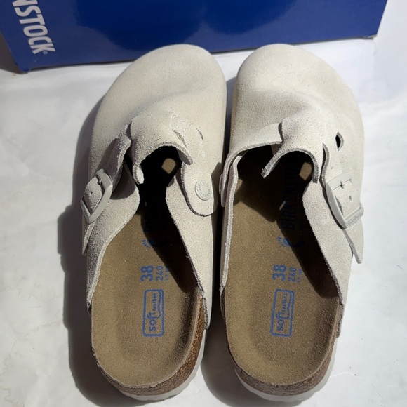 New White Birkenstock Boston clogs / clog women’s - Picture 6 of 7